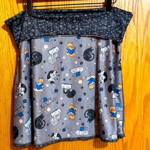 Reading Cats‎ & Droplets Reversible Sport Skirt size Large